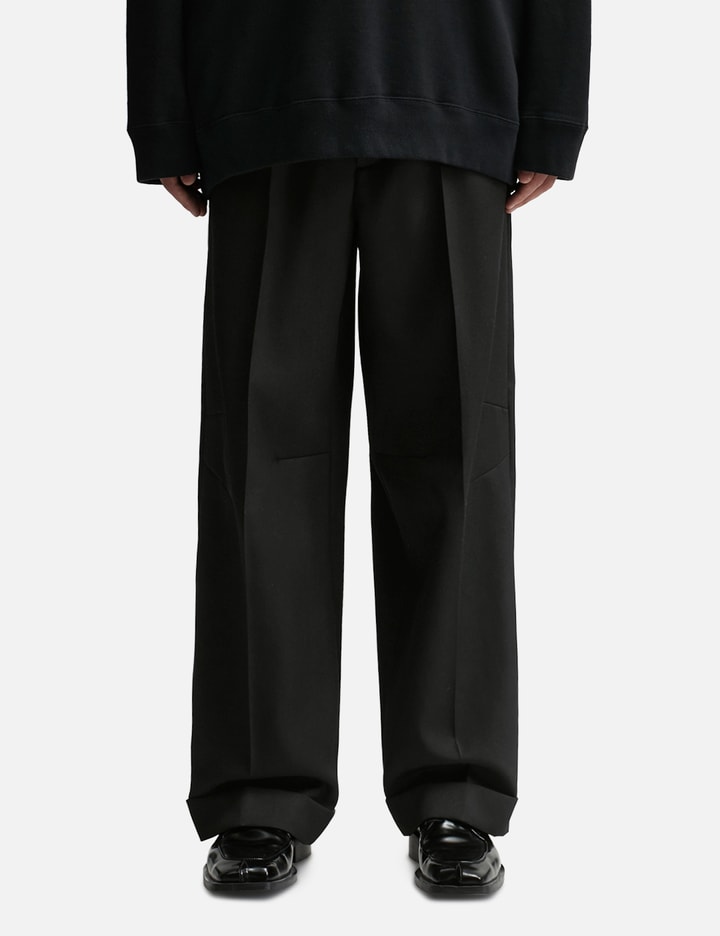 Wide Cuffed Tailored Pants Placeholder Image