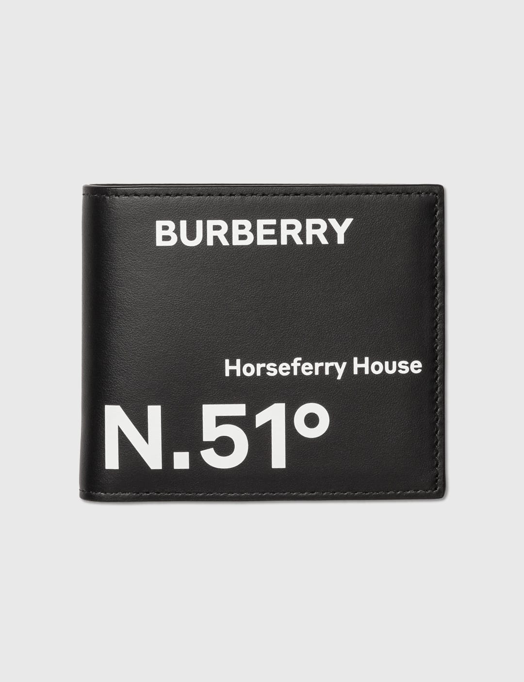버버리 Burberry Coordinates Print​ Leather Bifold Wallet