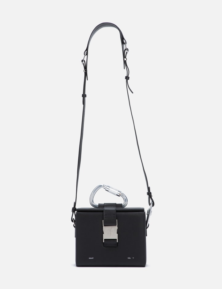 Heliot Emil Leather Carabiner Box Bag In Black