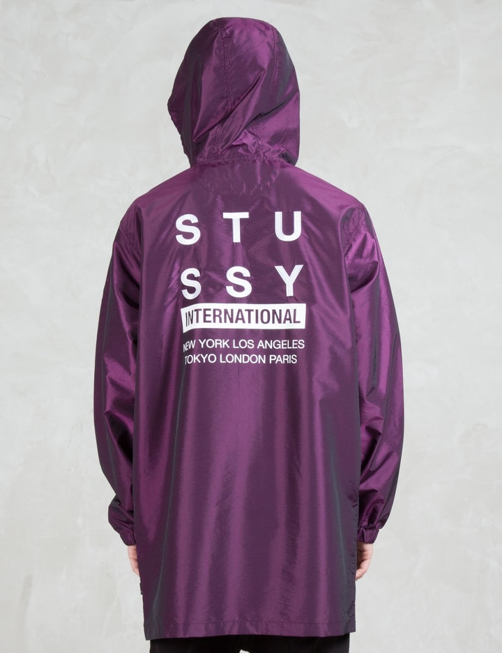 Long Hooded Coach Jacket Placeholder Image