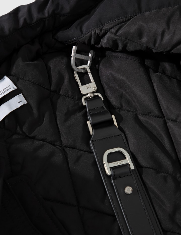 Staff Uniform Quilted Intervein Layered Bomber Jacket Placeholder Image
