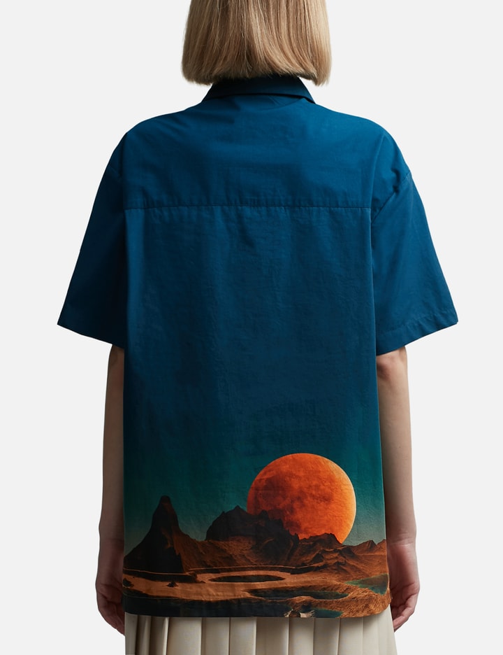 Shop Dhruv Kapoor New Earth Engineered Shirt In Blue