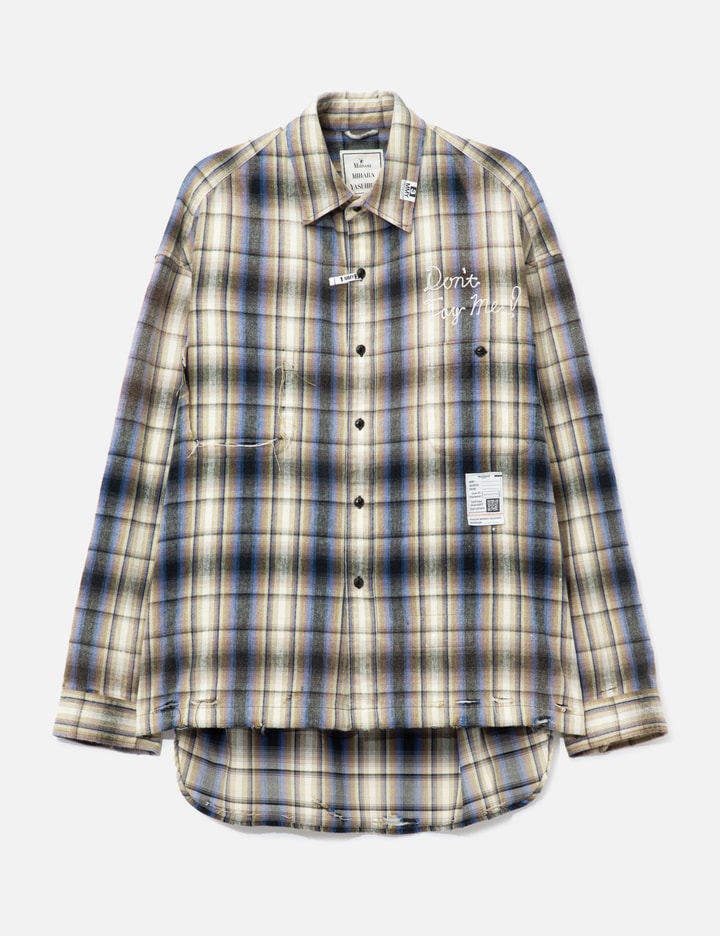Maison Mihara Yasuhiro Vintage Like Check Shirt