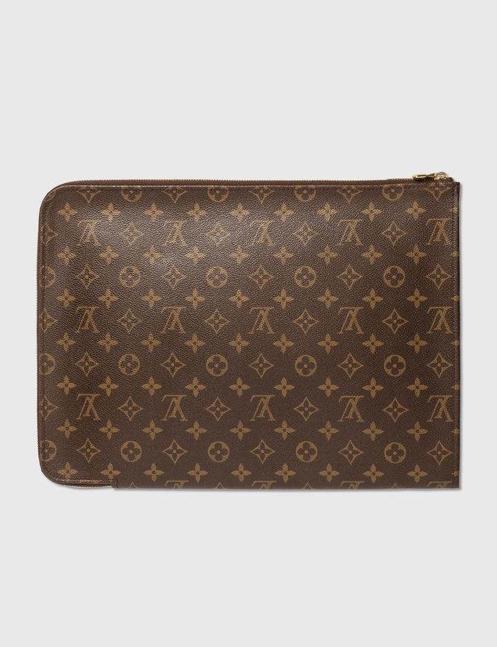 lv leather clutch