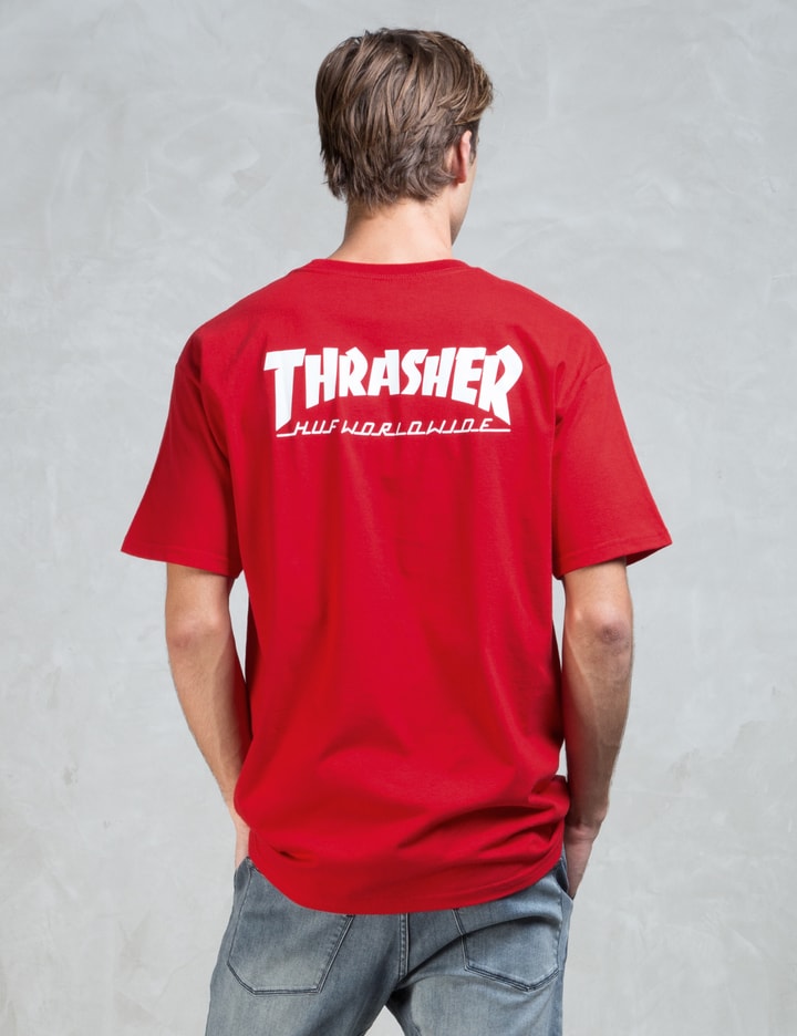 Red Huf X Thrasher Classic H T-shirt Placeholder Image