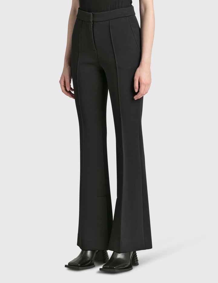 Side Slit Slim-fit Flared Pants Placeholder Image