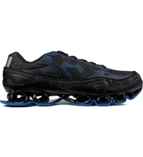 adidas Originals - Blue/Camo Raf Simons X Adidas Bounce Sneakers | HBX adidas Originals - Blue/Camo Raf Simons X Adidas Bounce Sneakers | HBX