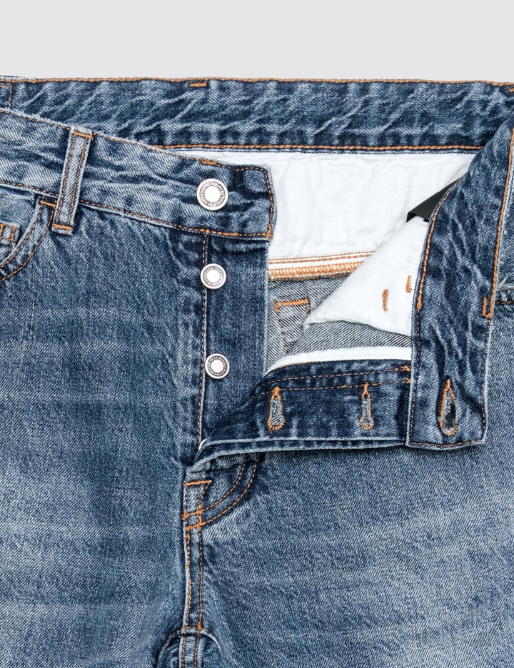 Strong Wash Biker Jeans Placeholder Image