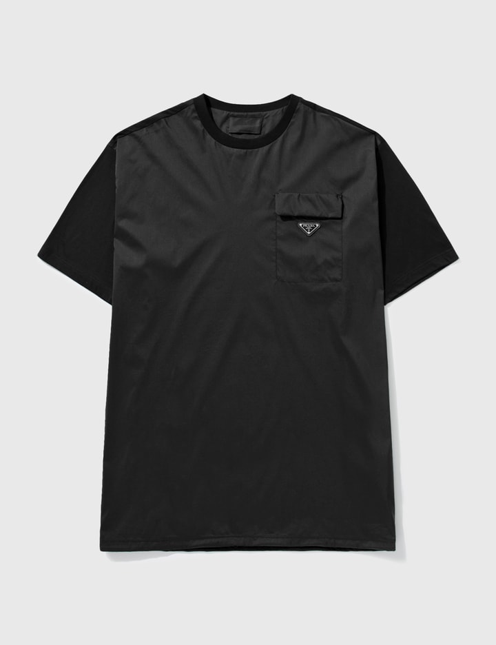 Prada Cotton T-shirt In Black