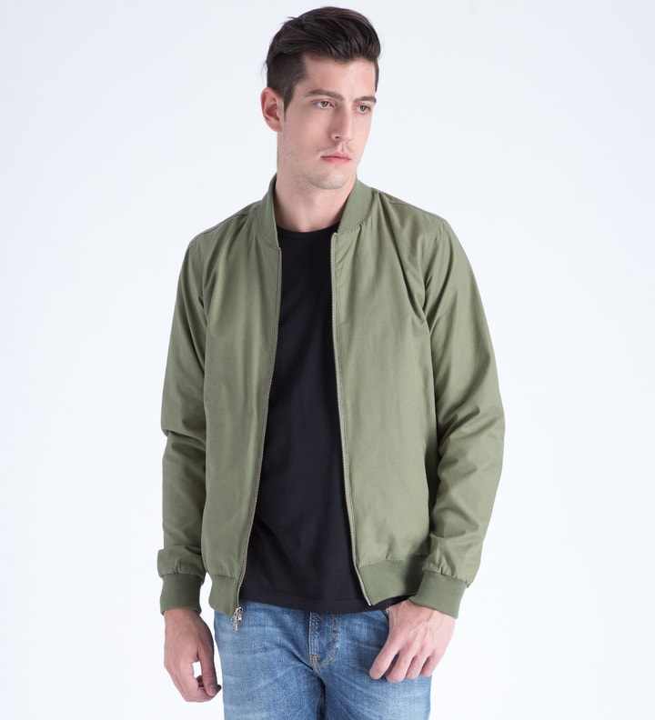 Olive Goose Bomber Jacket Placeholder Image