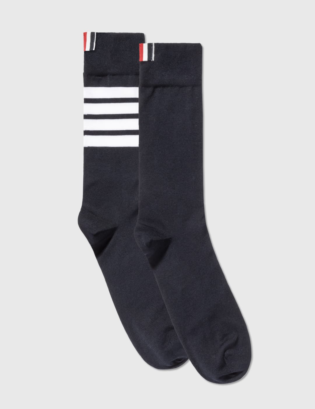 Thom Browne Cotton 4-Bar Mid-calf Socks