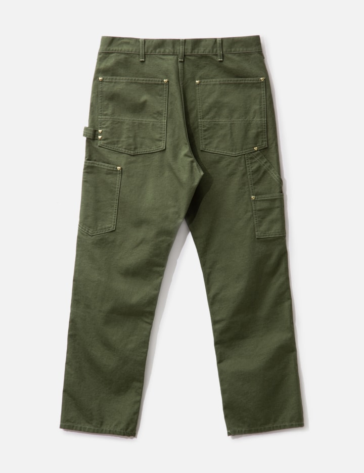 Shop Human Made Duck Painter Pants In Green