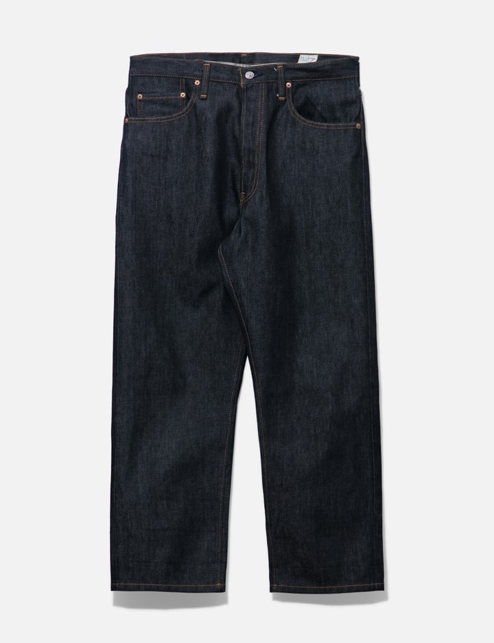 Orslow Unwashed Jeans In Navy