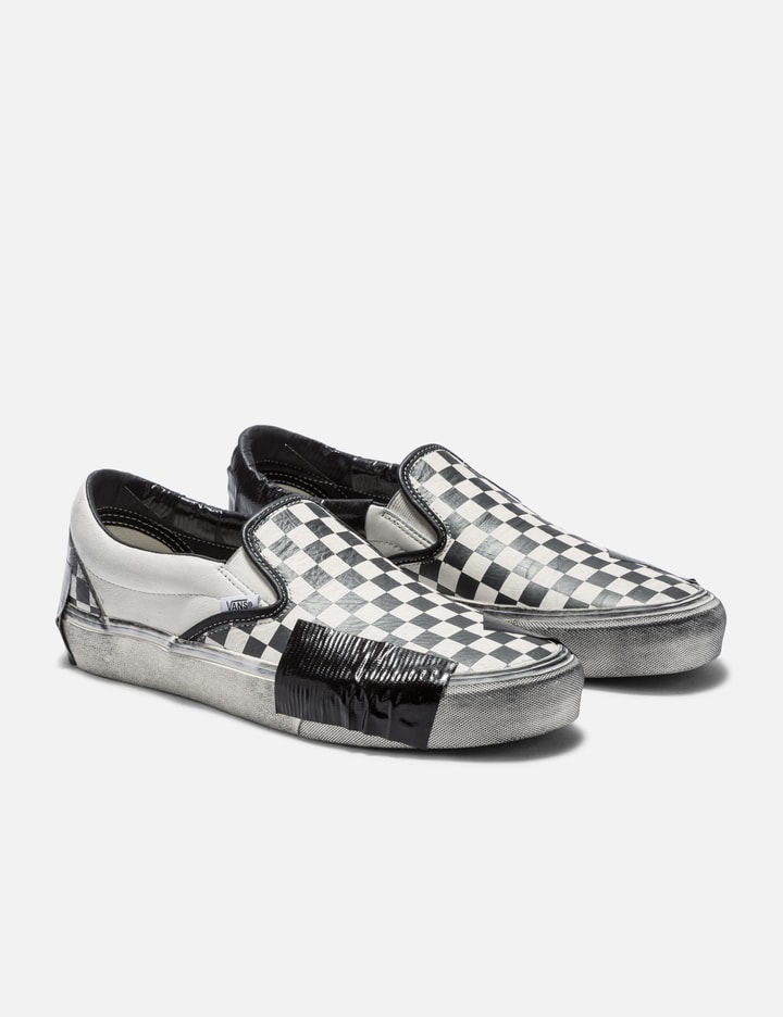 Vans Classic Slip on Black & White Shoes