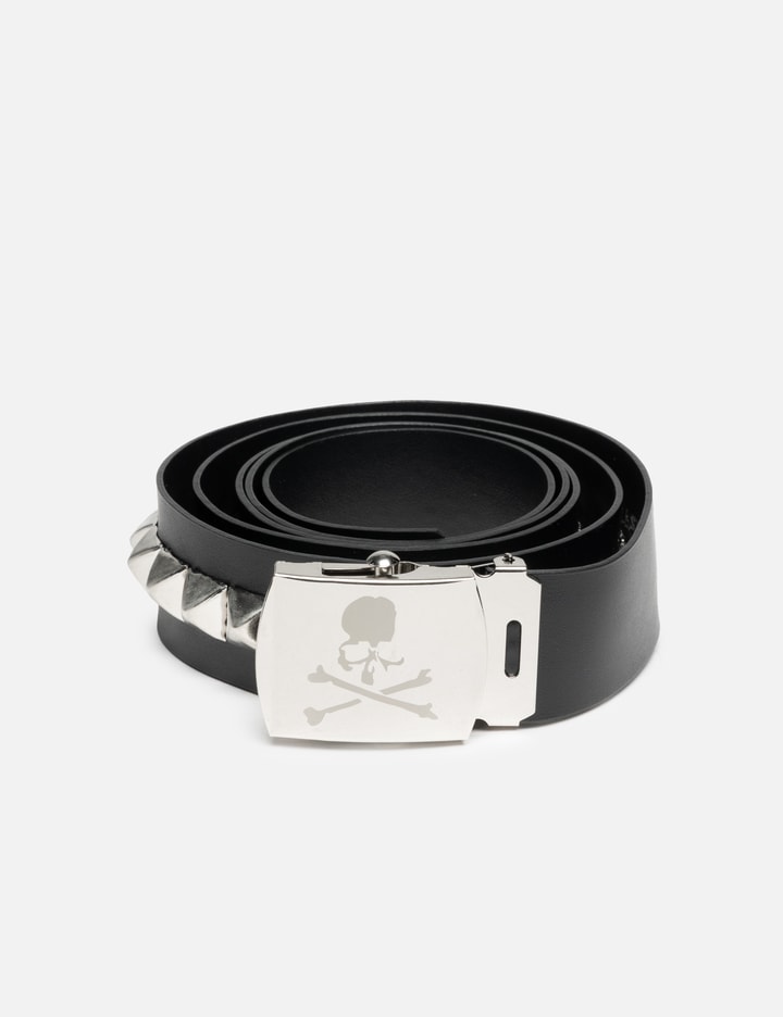 Mastermind World Single-Stud Leather Belt