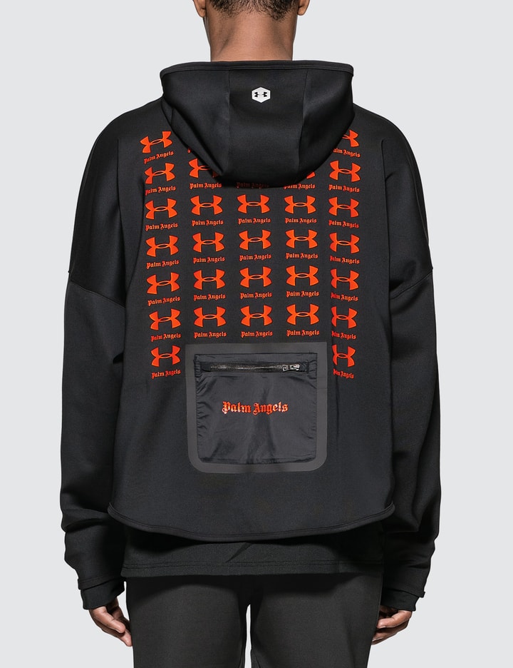 Palm Angels - Under Armour x Palm Angels Loose Hoodie | HBX - Curated Fashion and Lifestyle by