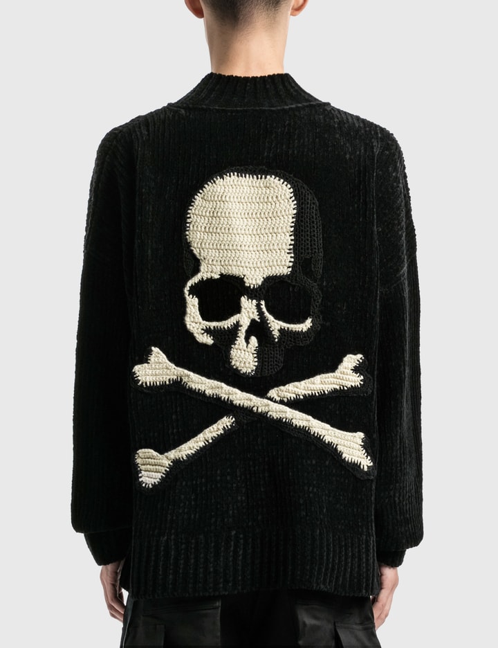 Cashmere Hand Knitted Mockneck Crew Sweater Placeholder Image