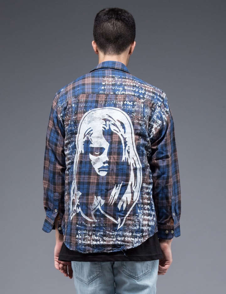 Blue Flannel L/S Shirt Style A (Size S) Placeholder Image