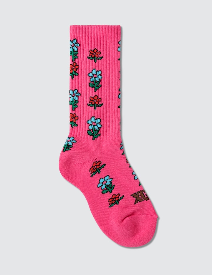 Flower Rib Socks Placeholder Image