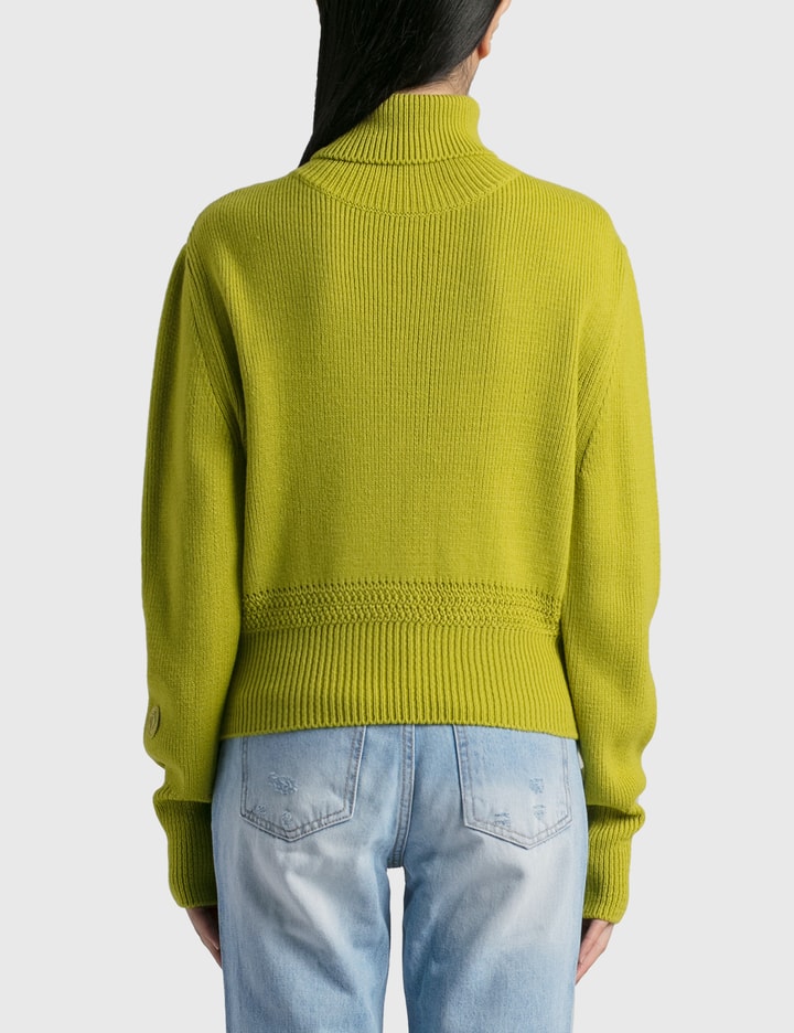 Ribbed Turtleneck Pullover Sweater Placeholder Image