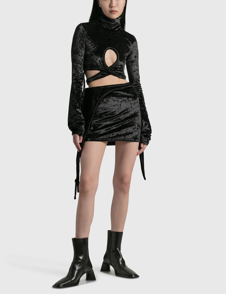 VELVET MINI SKIRT Placeholder Image