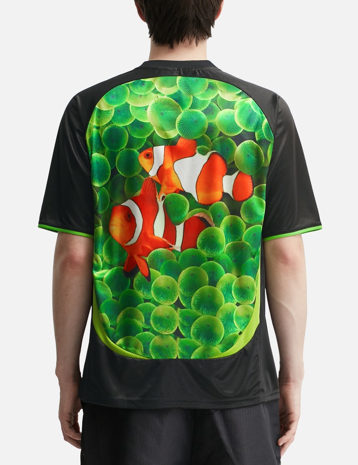 Pleasures Aqua Soccer Jersey In Black