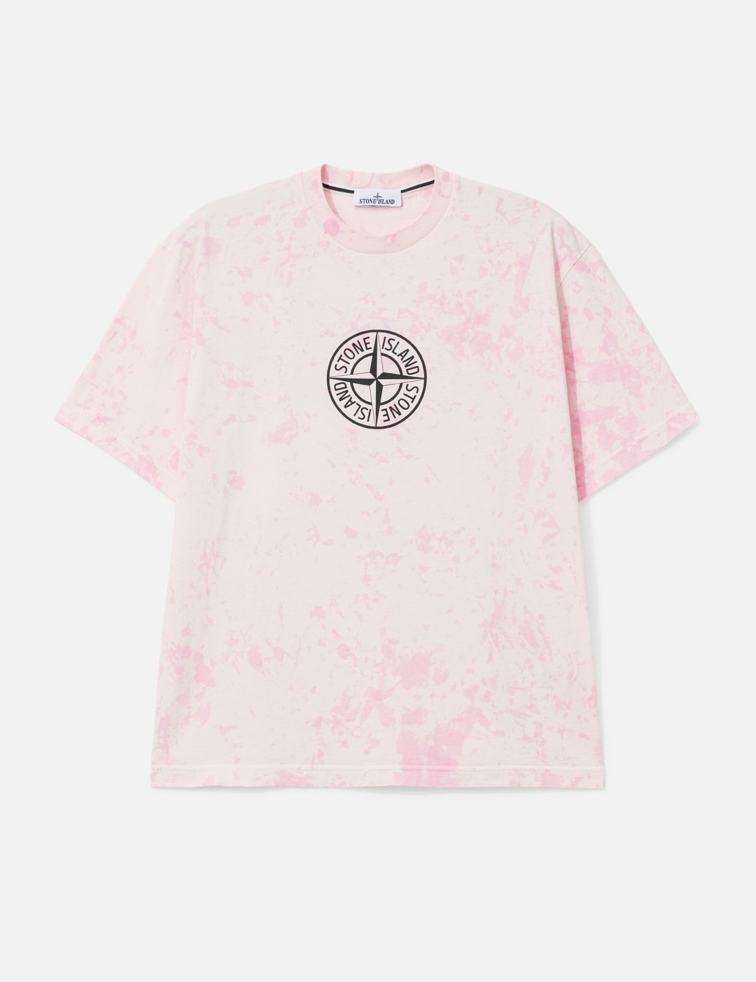 Combed Organic Cotton Jersey 'Paintball' Treatment Short Sleeve T-Shirt