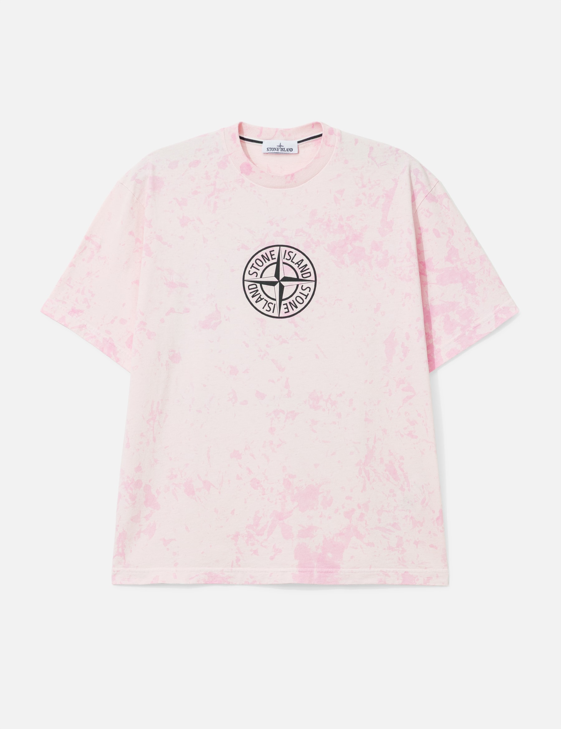 Combed Organic Cotton Jersey 'Paintball' Treatment Short Sleeve T-Shirt view 16