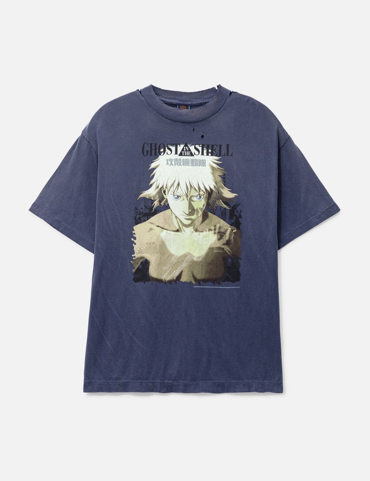 Saint Michael Ghost In The Shell T-shirt In Blue