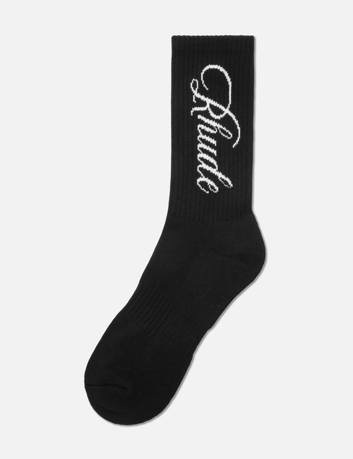 RHUDE VERTICAL SCRIPT SOCK Placeholder Image