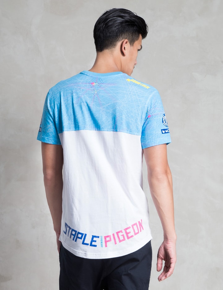 White/Blue Overdriver T-Shirt Placeholder Image