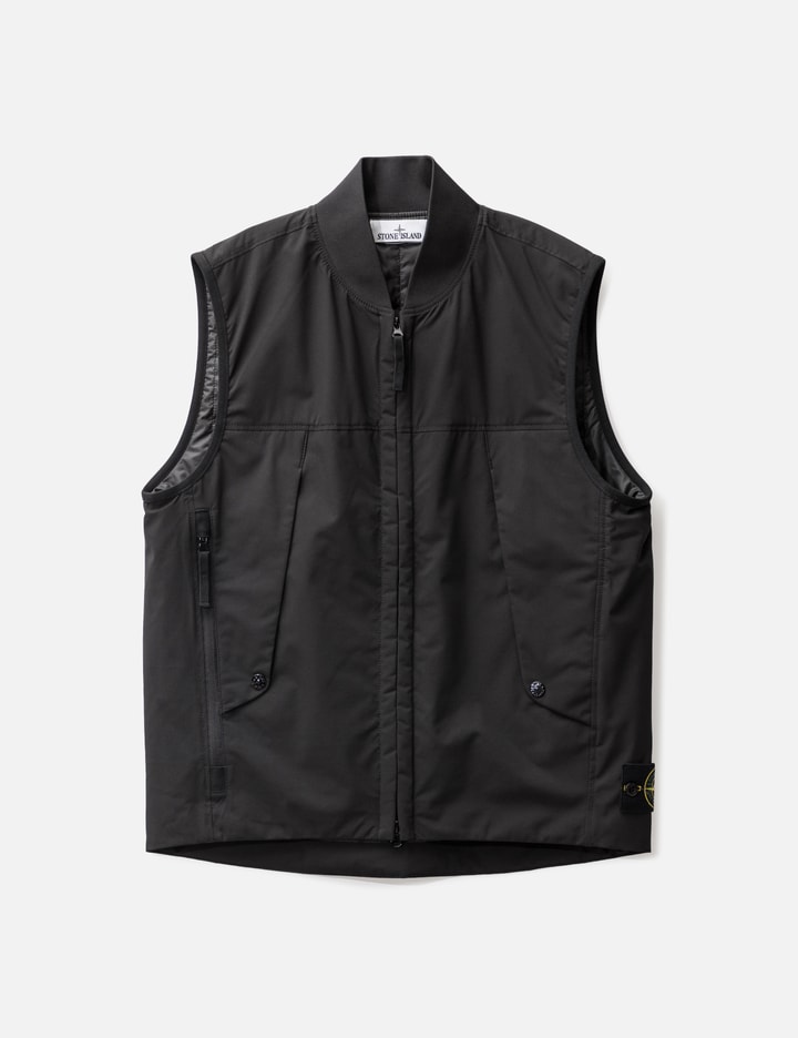 Stone Island Soft Shell R_e.dye® Vest In Black