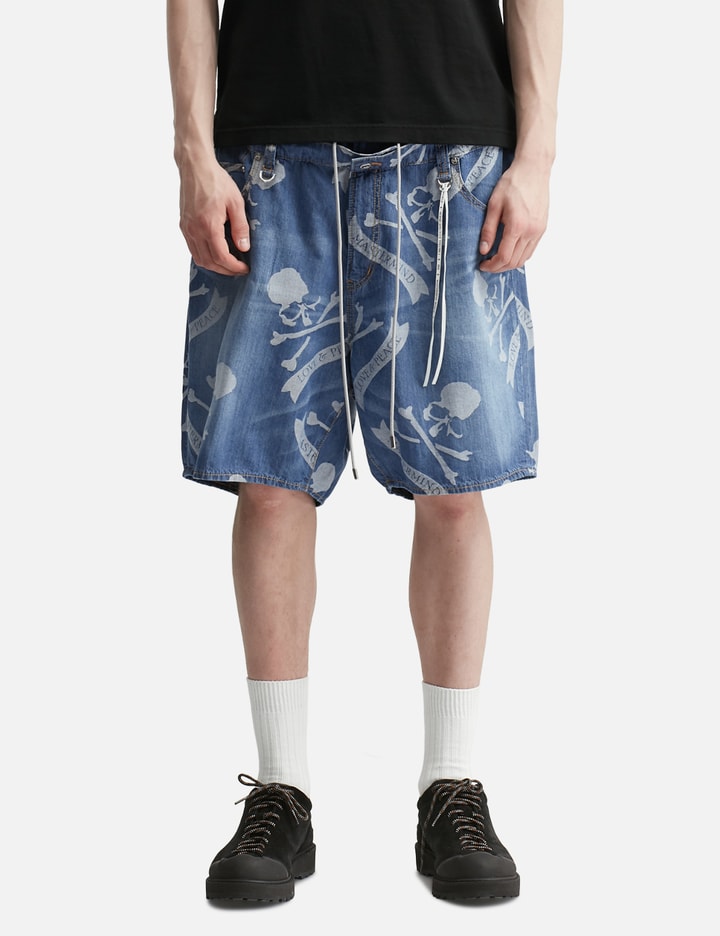 Mastermind World ALOHA EASY DENIM SHORTS