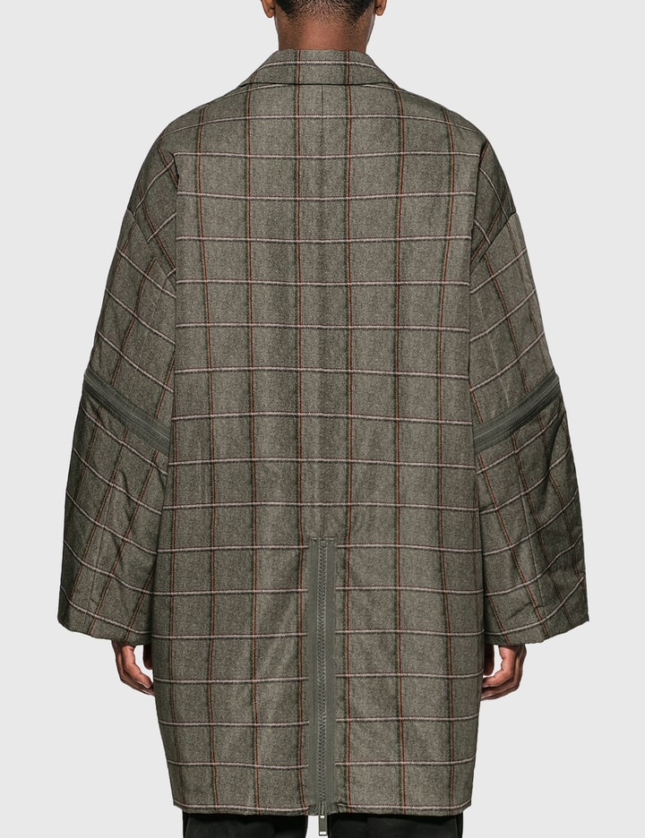 Long Check Puffer Jacket Placeholder Image