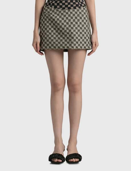 Misbhv Monogram Mini Skirt