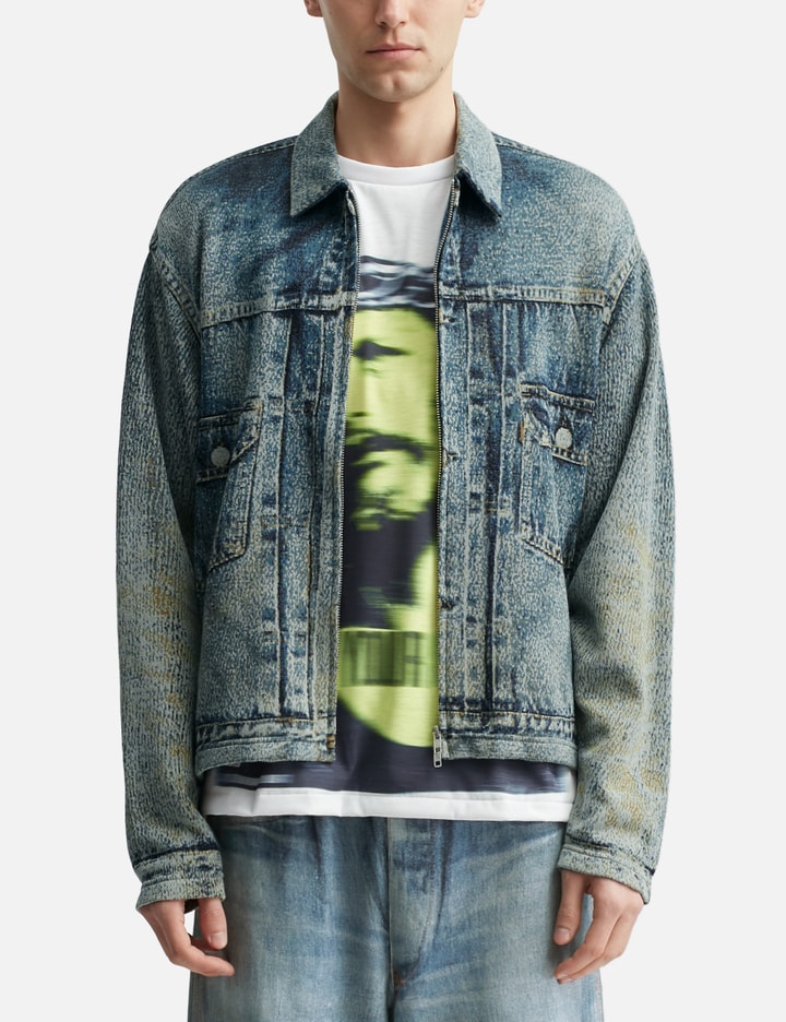 TOLQ Knit Denim Jacket