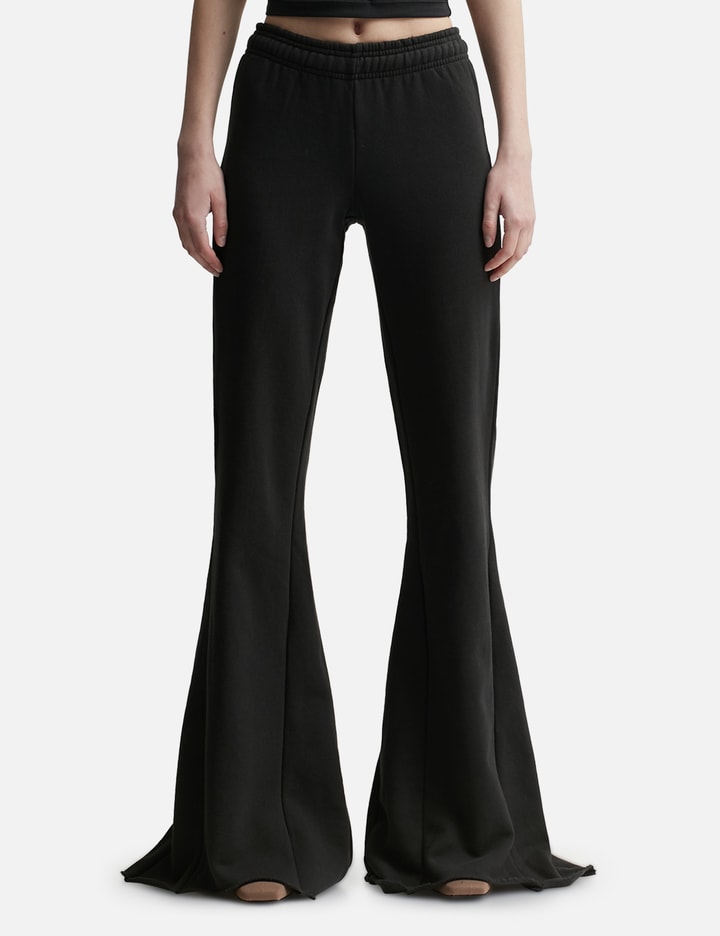 Entire Studios Heavy Flare Sweatpants In Black