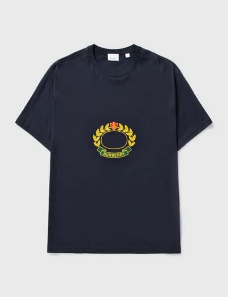 Burberry 오크 리프 크레스트 코튼 오버사이즈 티셔츠