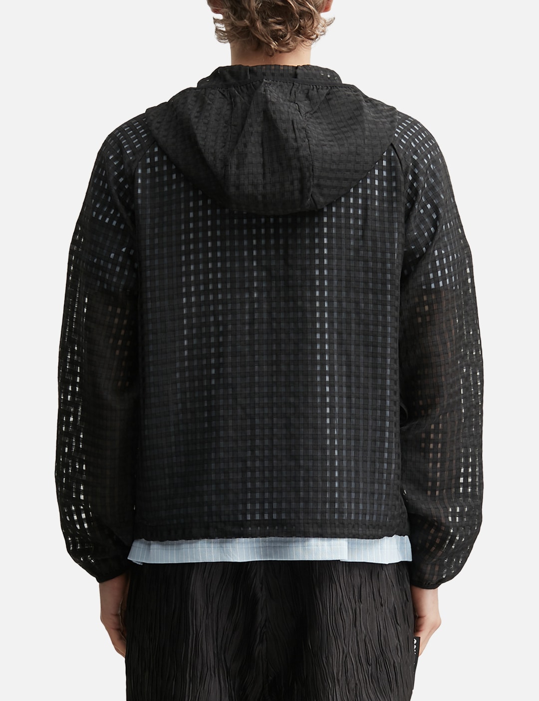 System Plaid Hooded Jacket view 19