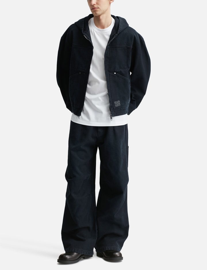 Wooyoungmi 3D Wide Dyed Denim Pants