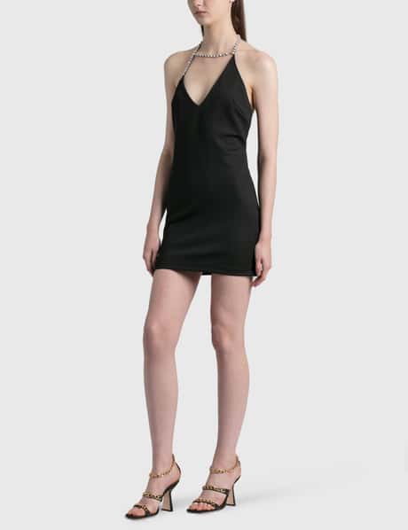 asymmetrical halter mini dress Saturdays White Broderie Mini Dress
