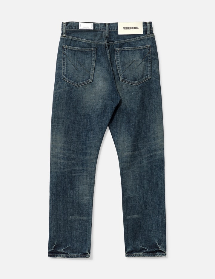Shop Neighborhood Washed Denim Dp Mid Pants