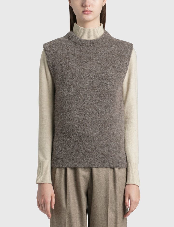Brushed Alpaca Sweater Vest Placeholder Image