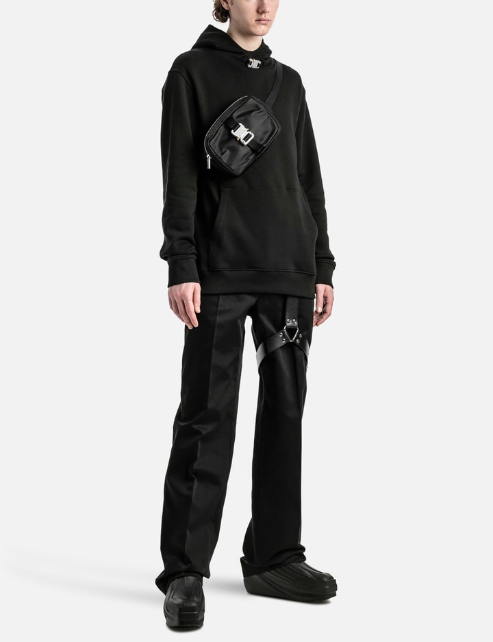 METAL BUCKLE COLLAR HOODIE Placeholder Image