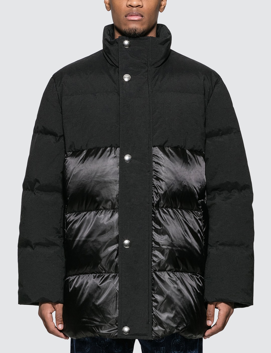 Acne Studios - Contrast Panel Down Coat | HBX