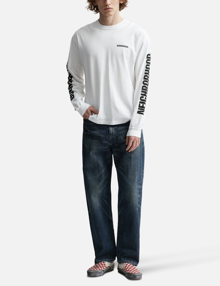 NEIGHBORHOOD - Washed Denim DP Basic Pants | HBX - Globally 