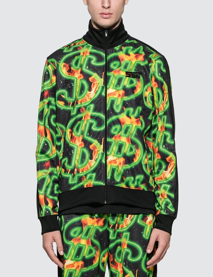 Fire All Over Print Dollar Fire Track Top Placeholder Image