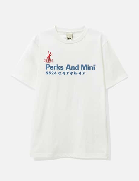 Perks and Mini ロゴプリントTシャツ