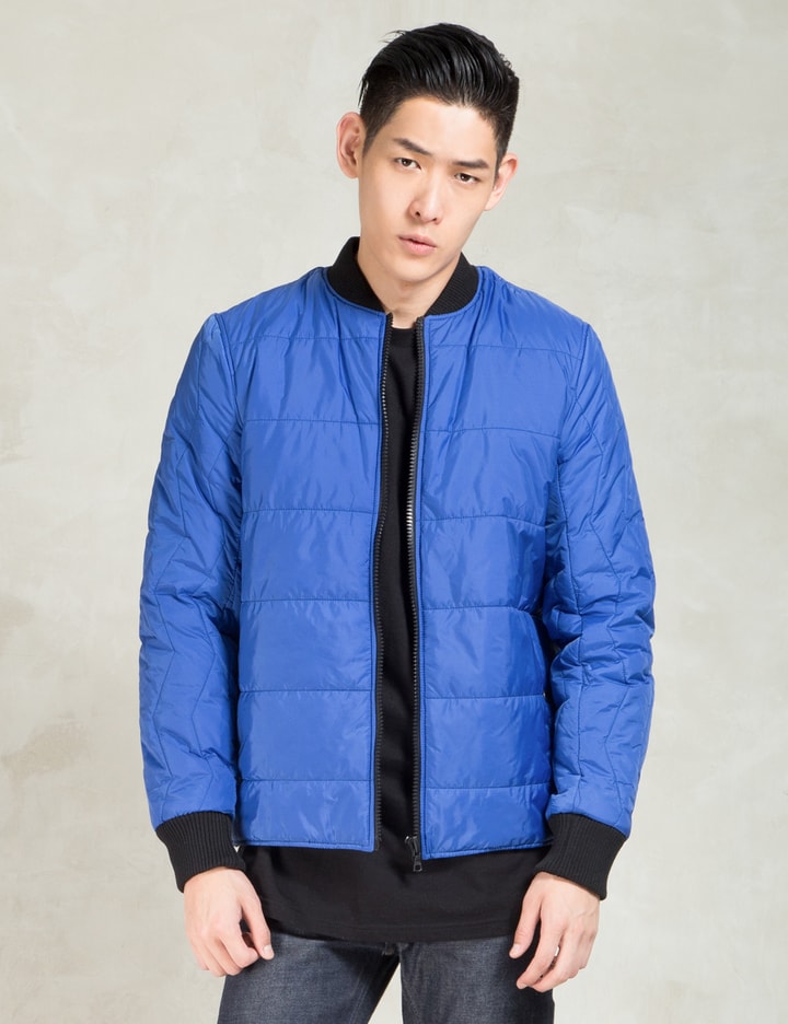 Blue Quilted Bomber Placeholder Image