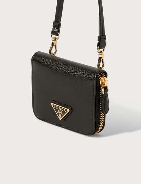 Prada Wallet On Strap Prada Saffiano Leather Wallet With